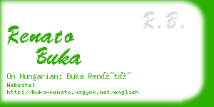 renato buka business card